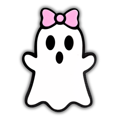 Girly Bow Ghost Magnet