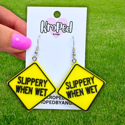 Slippery When Wet Earrings