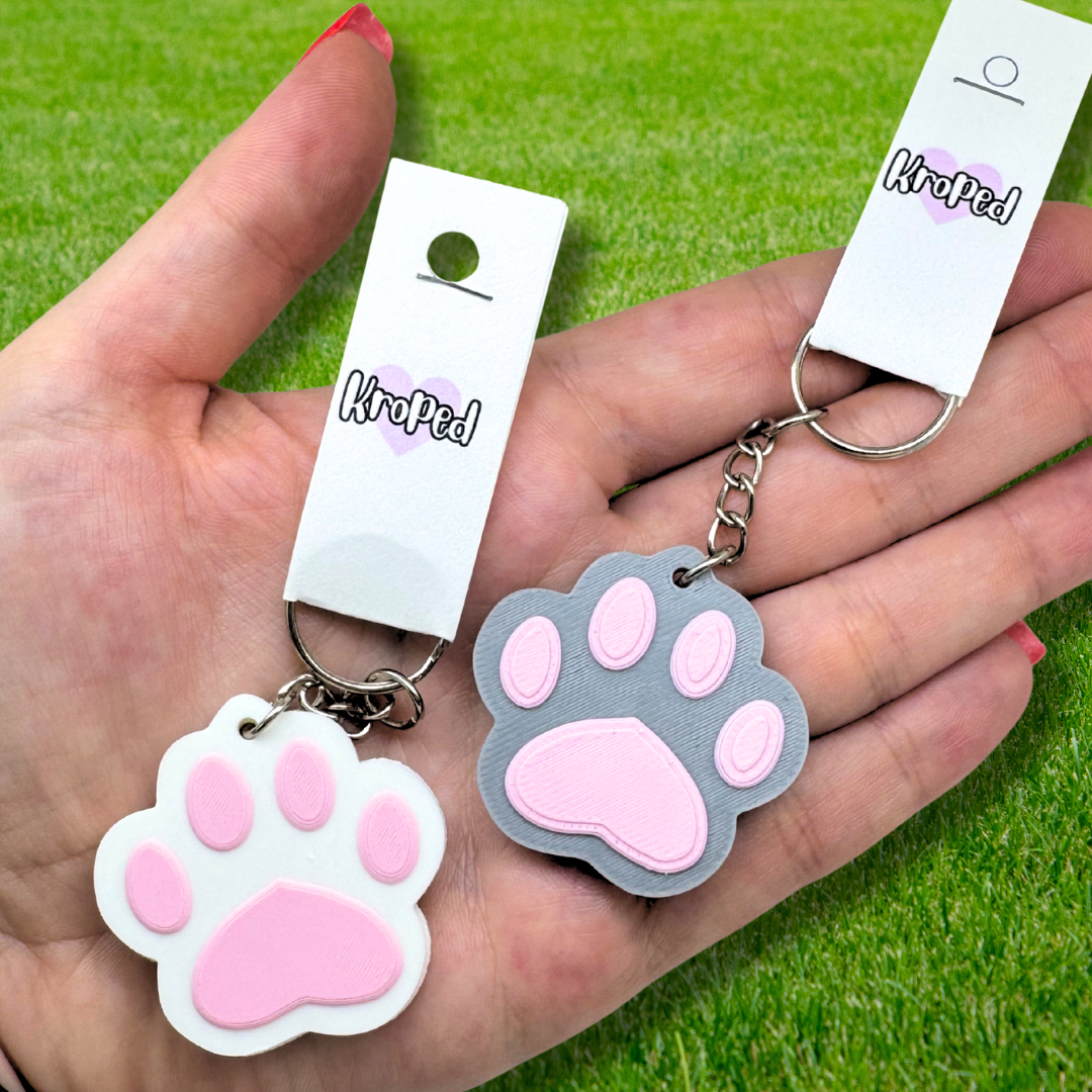 Cat Paw Keychain