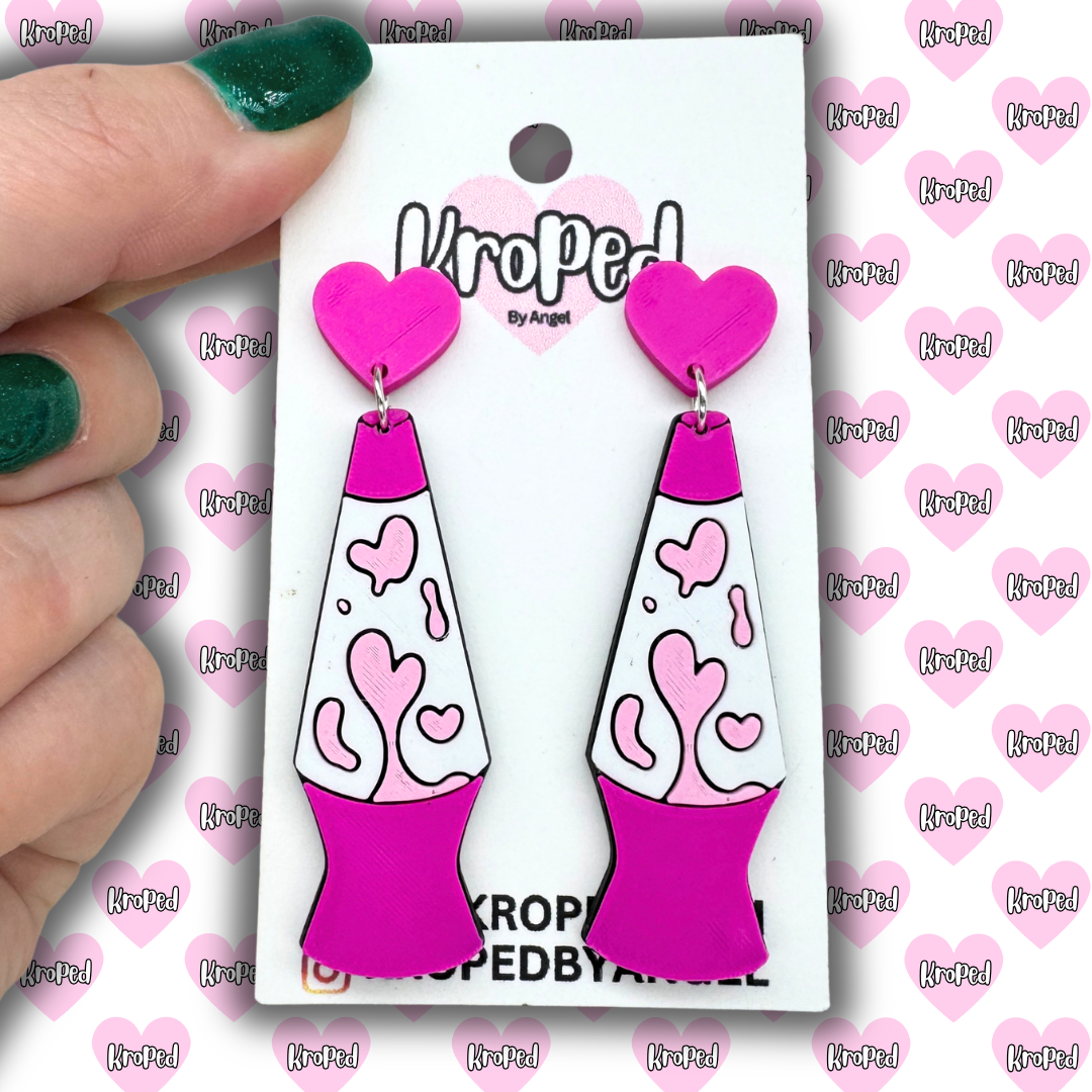 Lava Lamp Earrings