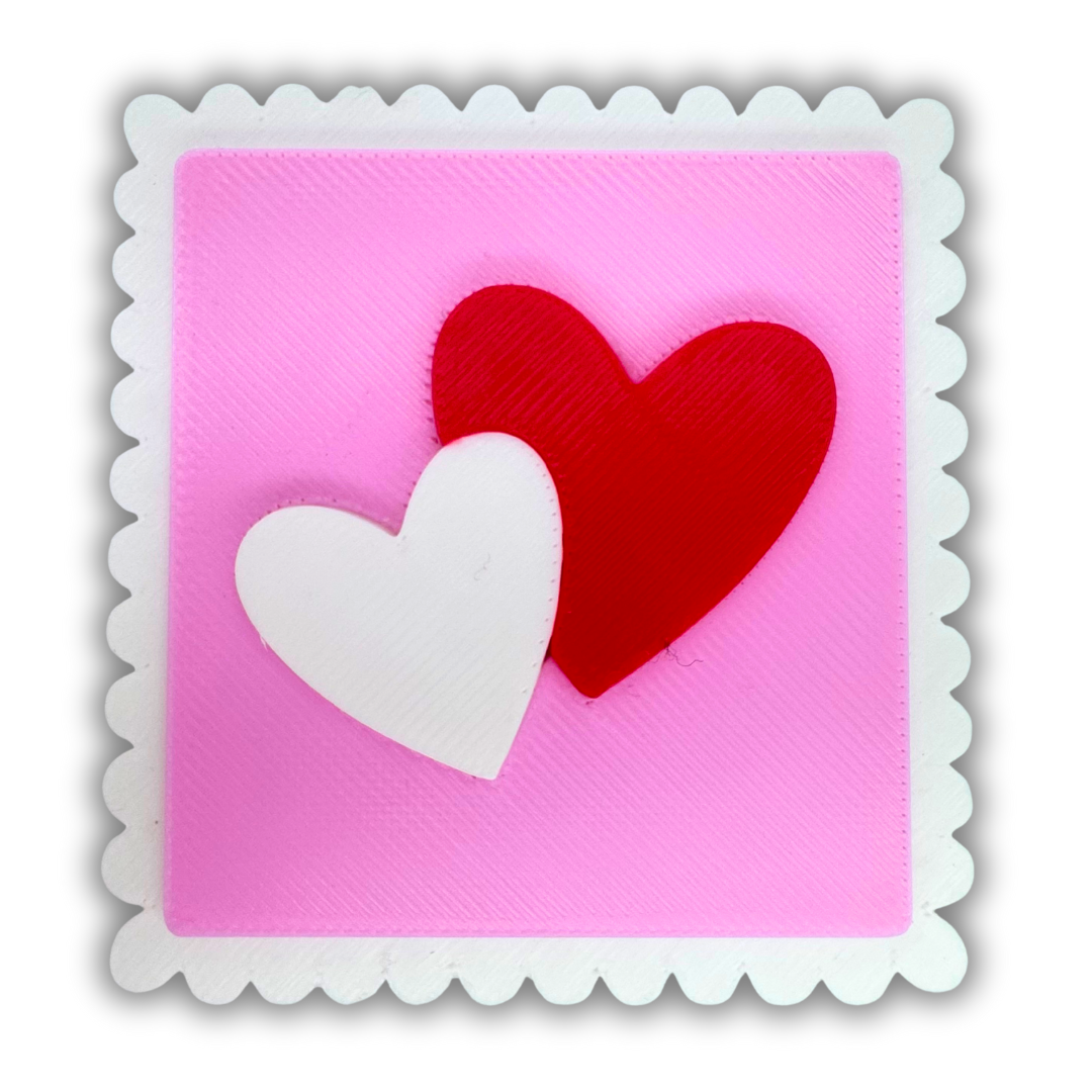 Heart Stamp Magnet