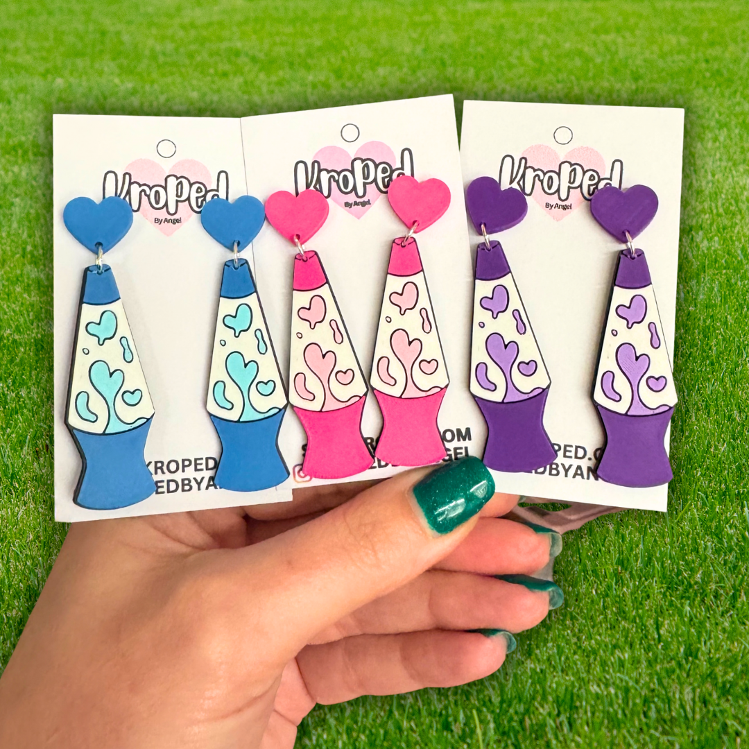 Lava Lamp Earrings