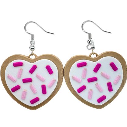 Valentine's Day Cookie Earrings