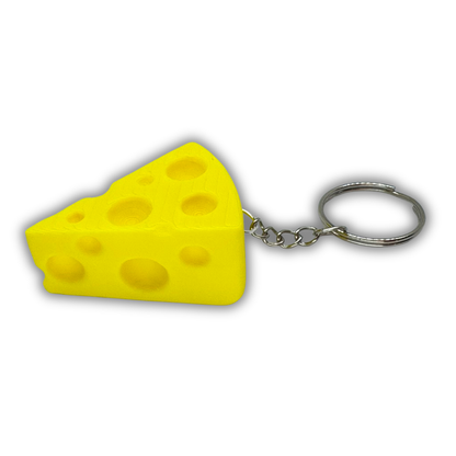 Cheese Wedge Keychain