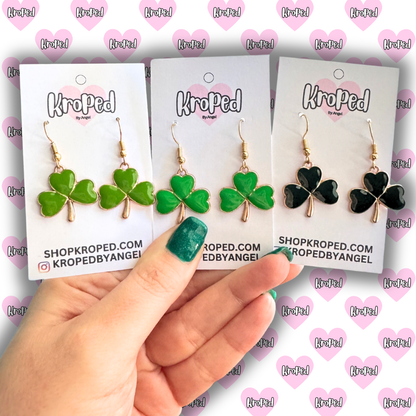 Heart Shamrock Earrings