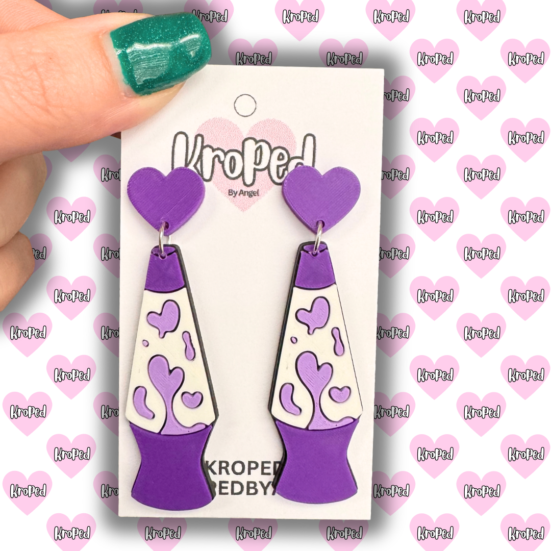 Lava Lamp Earrings