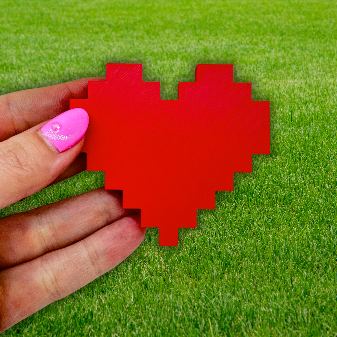 Pixel Heart Magnet