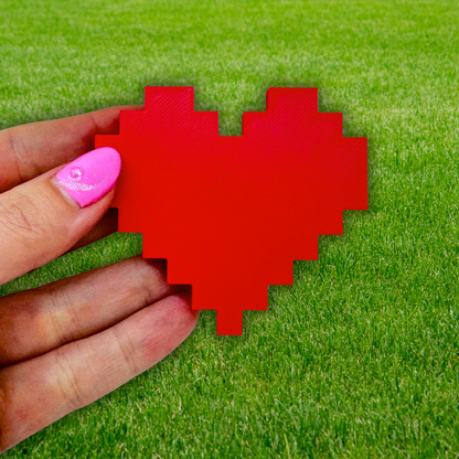 Pixel Heart Magnet