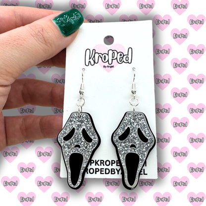 Glitter Ghost Earrings