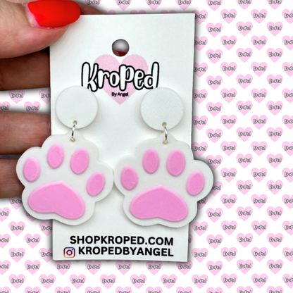 Pet Paw Stud Earrings