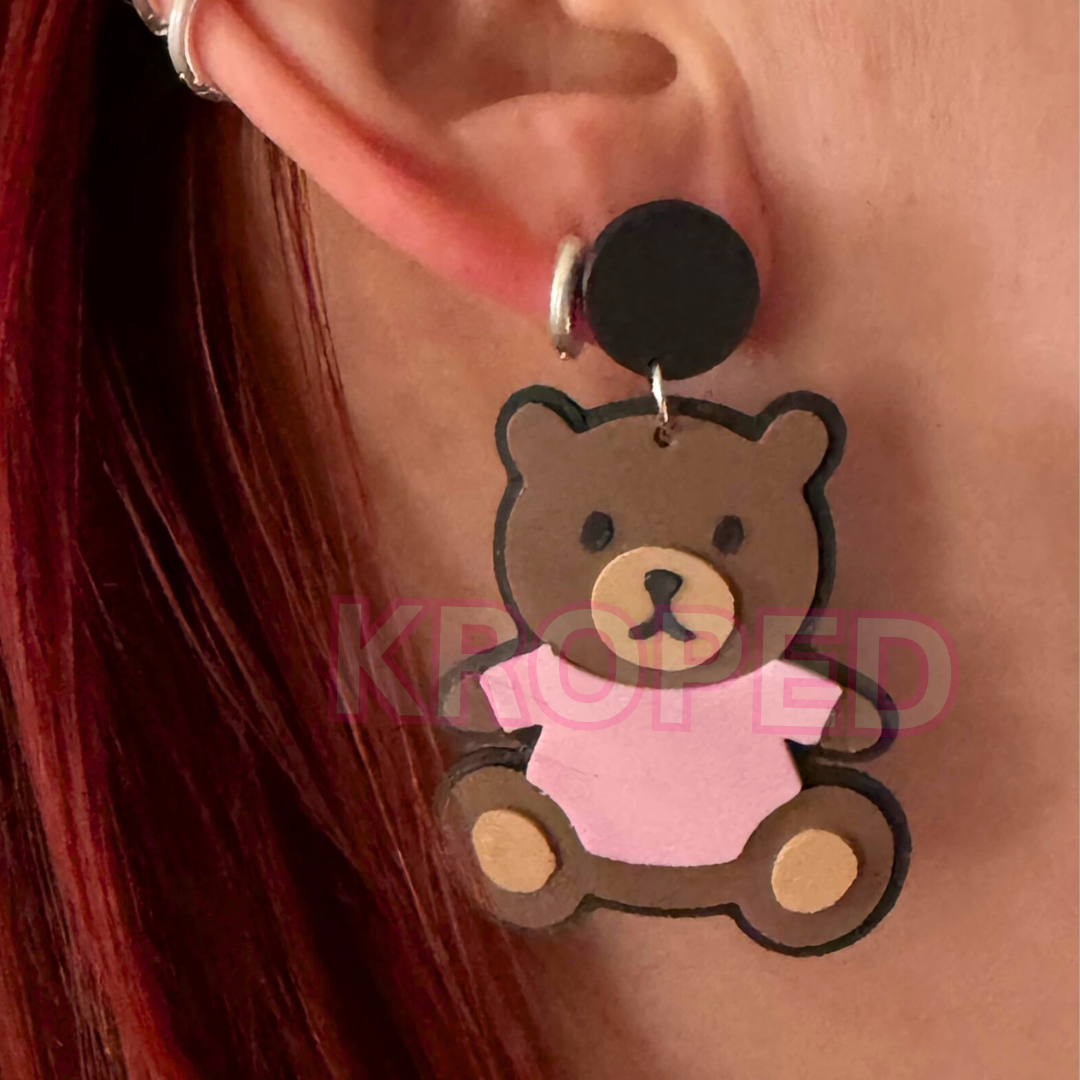 Teddy Bear Earrings