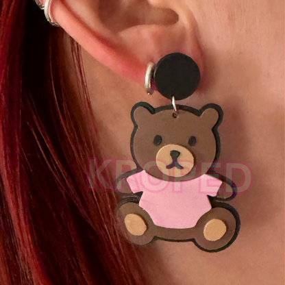 Teddy Bear Earrings