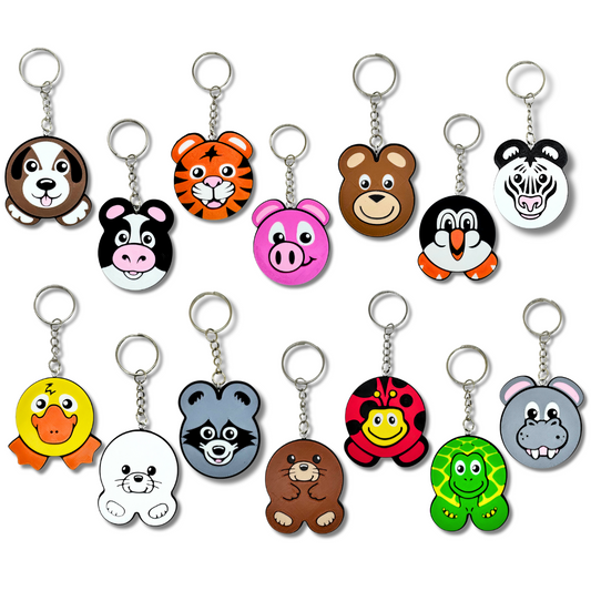 Zoo Animal Keychains