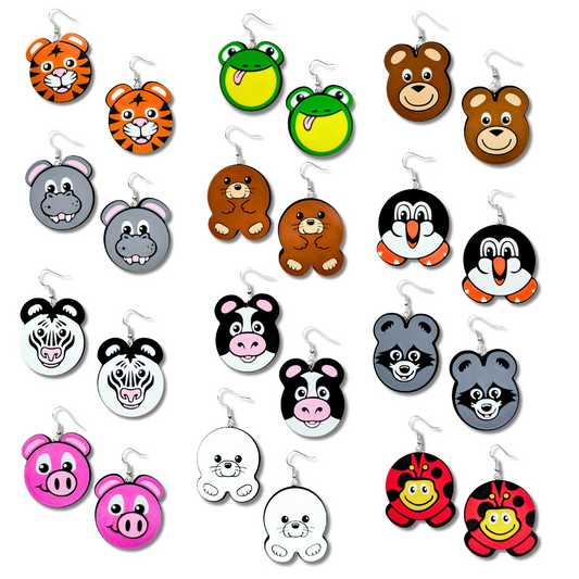 Zoo Animal Earrings