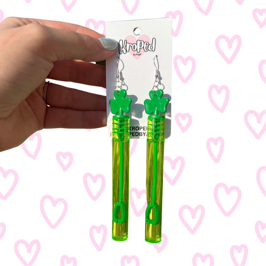 Lucky Bubble Wand Earrings