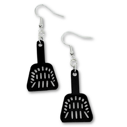 Cat Litter Scooper Earrings