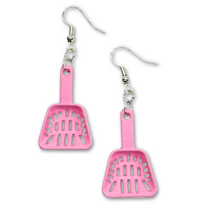 Cat Litter Scooper Earrings