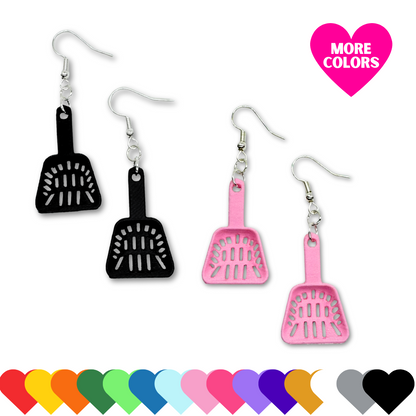 Cat Litter Scooper Earrings