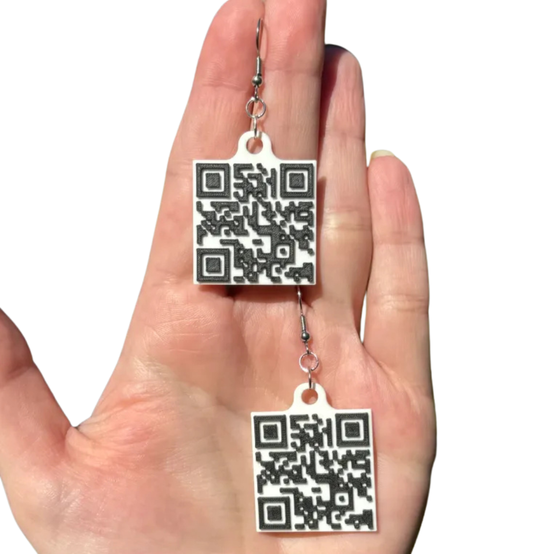 QR Code Earrings