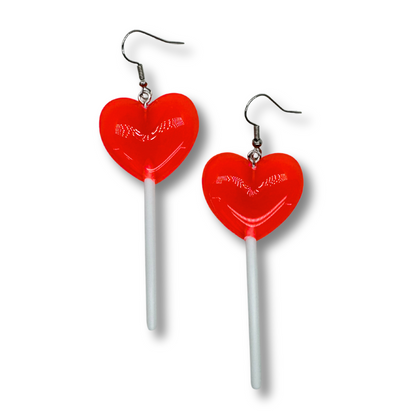 Heart Lollipop Earrings