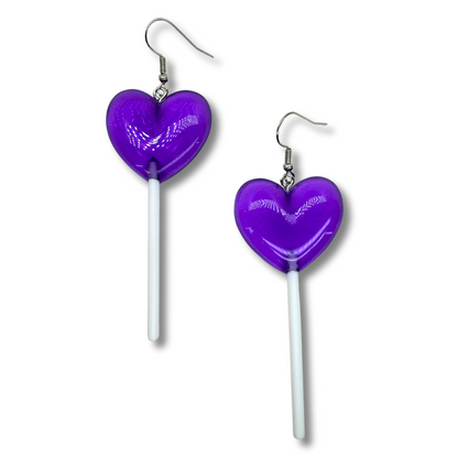 Heart Lollipop Earrings