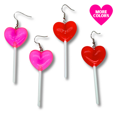 Heart Lollipop Earrings