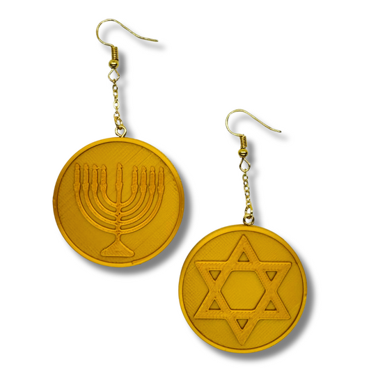 Gelt Coin Earrings