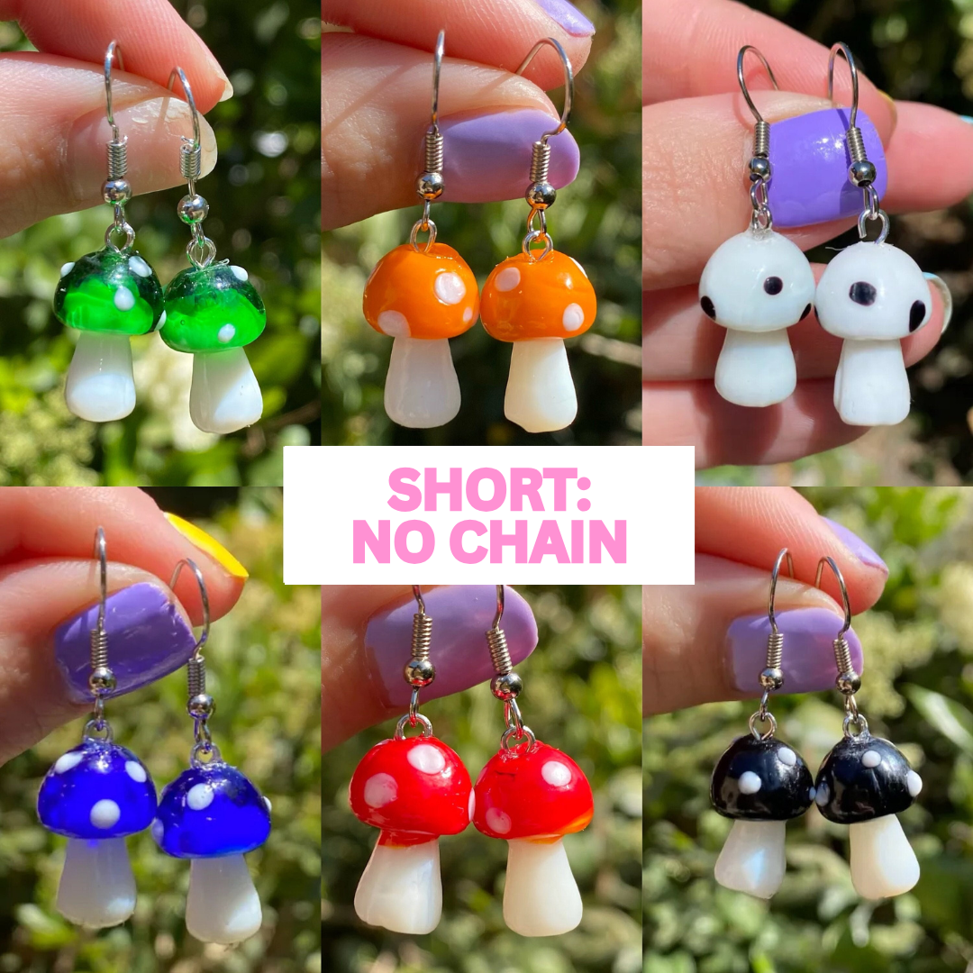 Mushroom Earrings