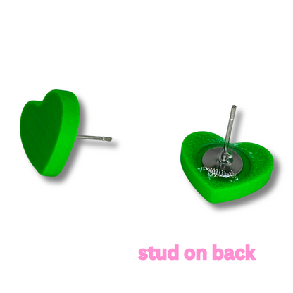 Heart Stud Earrings