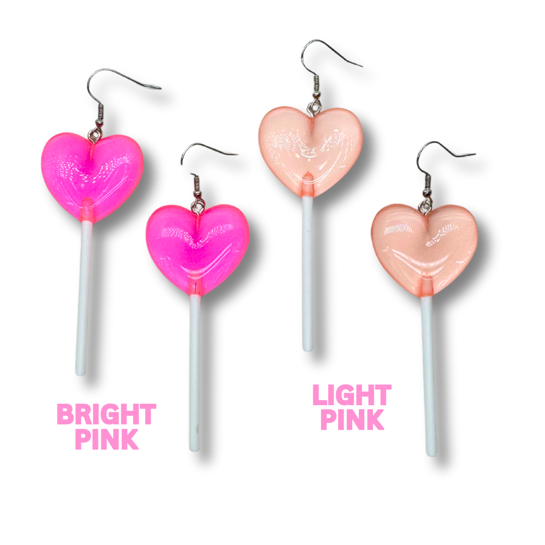 Heart Lollipop Earrings