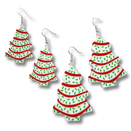 Christmas Cake Earrings