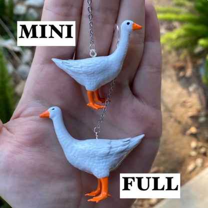 Single Head Duck Earrings