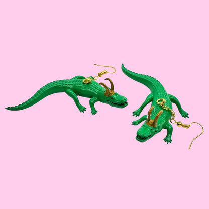 Alligator Loki Earrings - Kroped