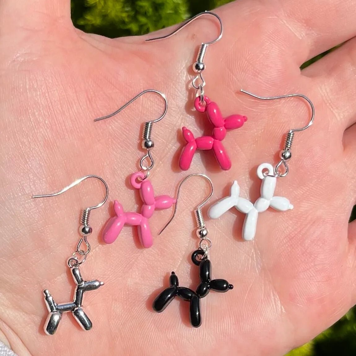 Balloon Dog Earrings Kroped