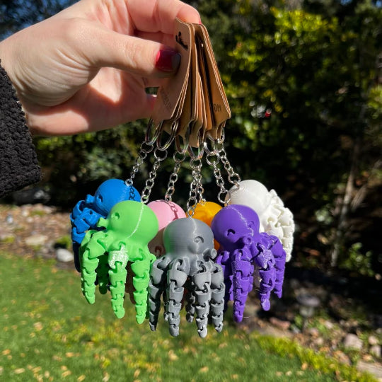 Octopus Keychain