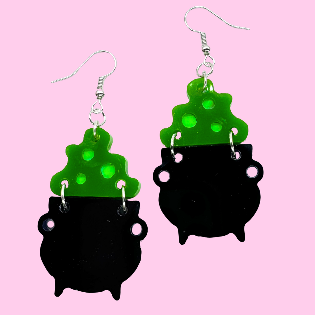 Witches Cauldron Earrings