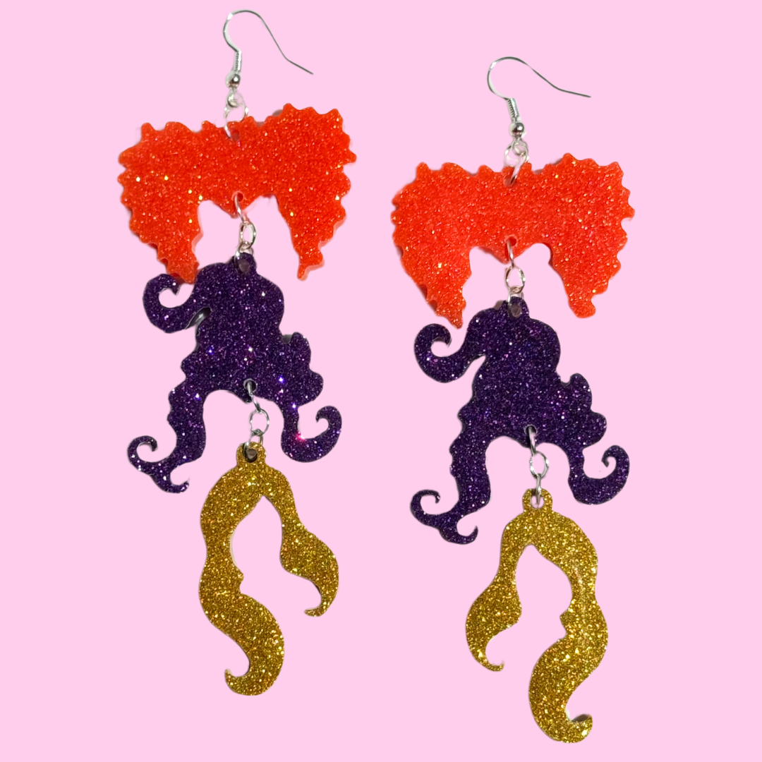 Sanderson Sisters Dangle Earrings