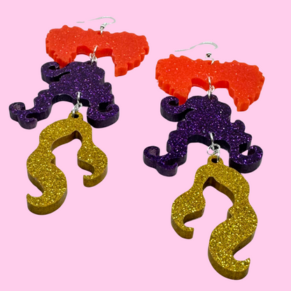 Sanderson Sisters Dangle Earrings