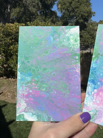 Pastel Universe 2 Piece Painting