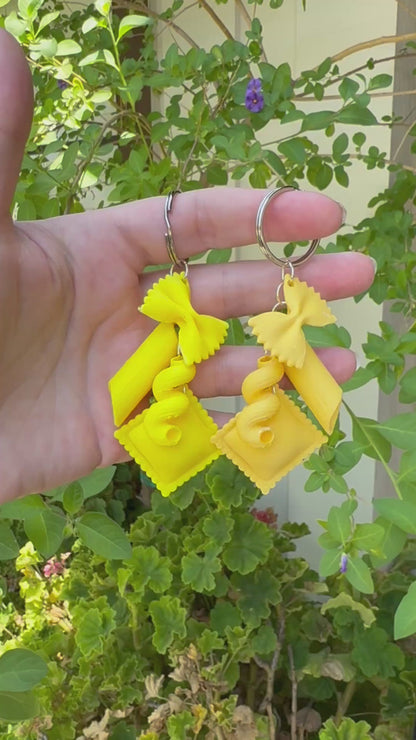 3D Printed Pasta Noodle Keychain
