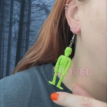 Stretchy Skeleton Earrings