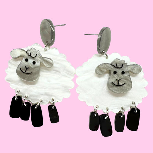 Dancing Sheep Earrings