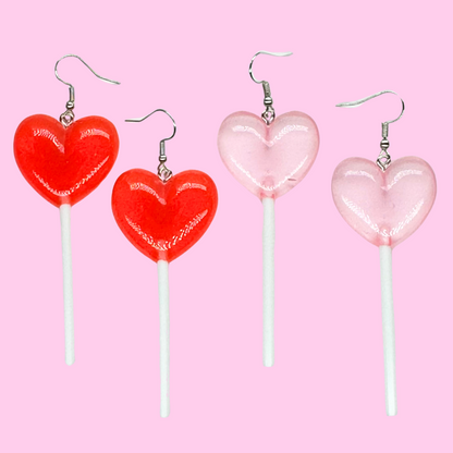 Heart Lollipop Earrings