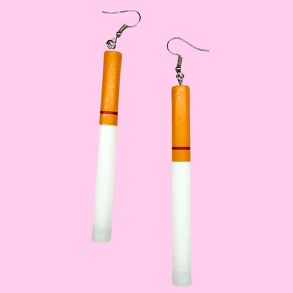 Cigarette Earrings